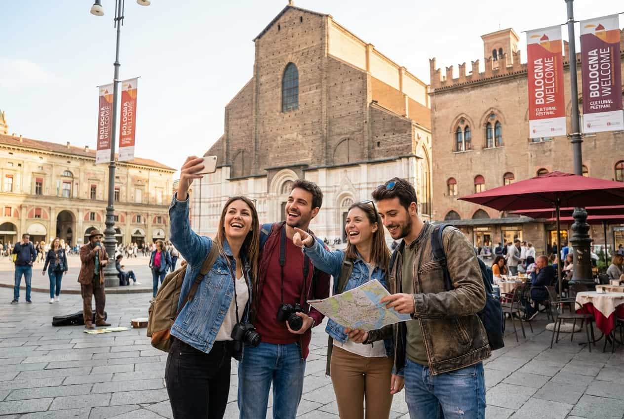 Bologna in 1 Days - Climb Torre degli Asinelli for city views Bologna in 1 Days - Climb Torre degli Asinelli for city views