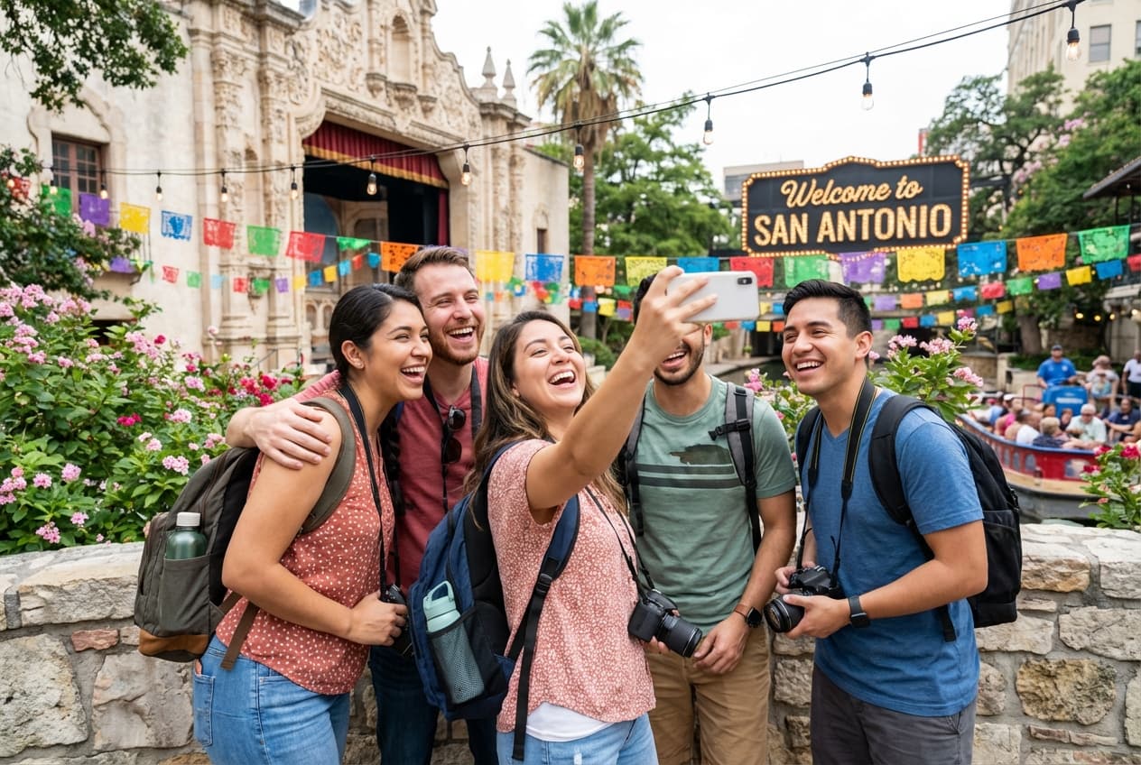 One Fun & Vibrant Day in San Antonio — Friends' Edition One Fun & Vibrant Day in San Antonio — Friends' Edition