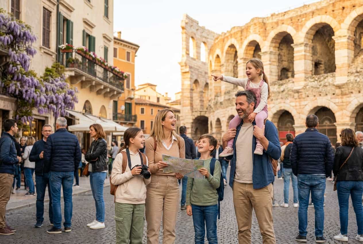 Verona in 1 Days - See the Arena di Verona and open Piazza Bra (stroller-friendly loops) Verona in 1 Days - See the Arena di Verona and open Piazza Bra (stroller-friendly loops)