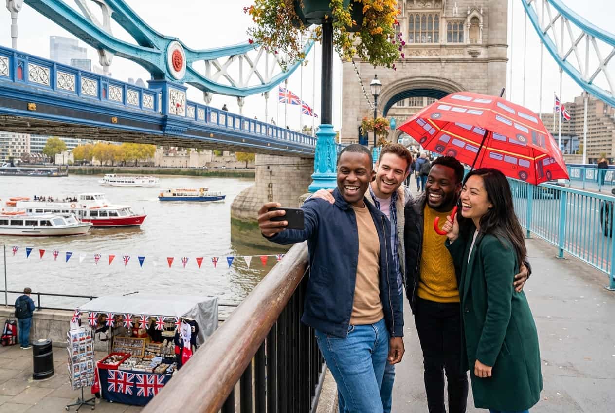 One High-Energy Day in London for Friends One High-Energy Day in London for Friends