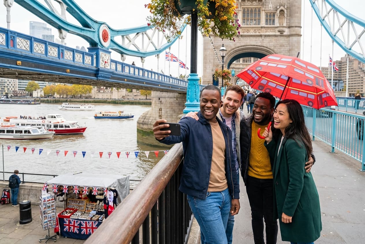 One High-Energy Day in London for Friends One High-Energy Day in London for Friends