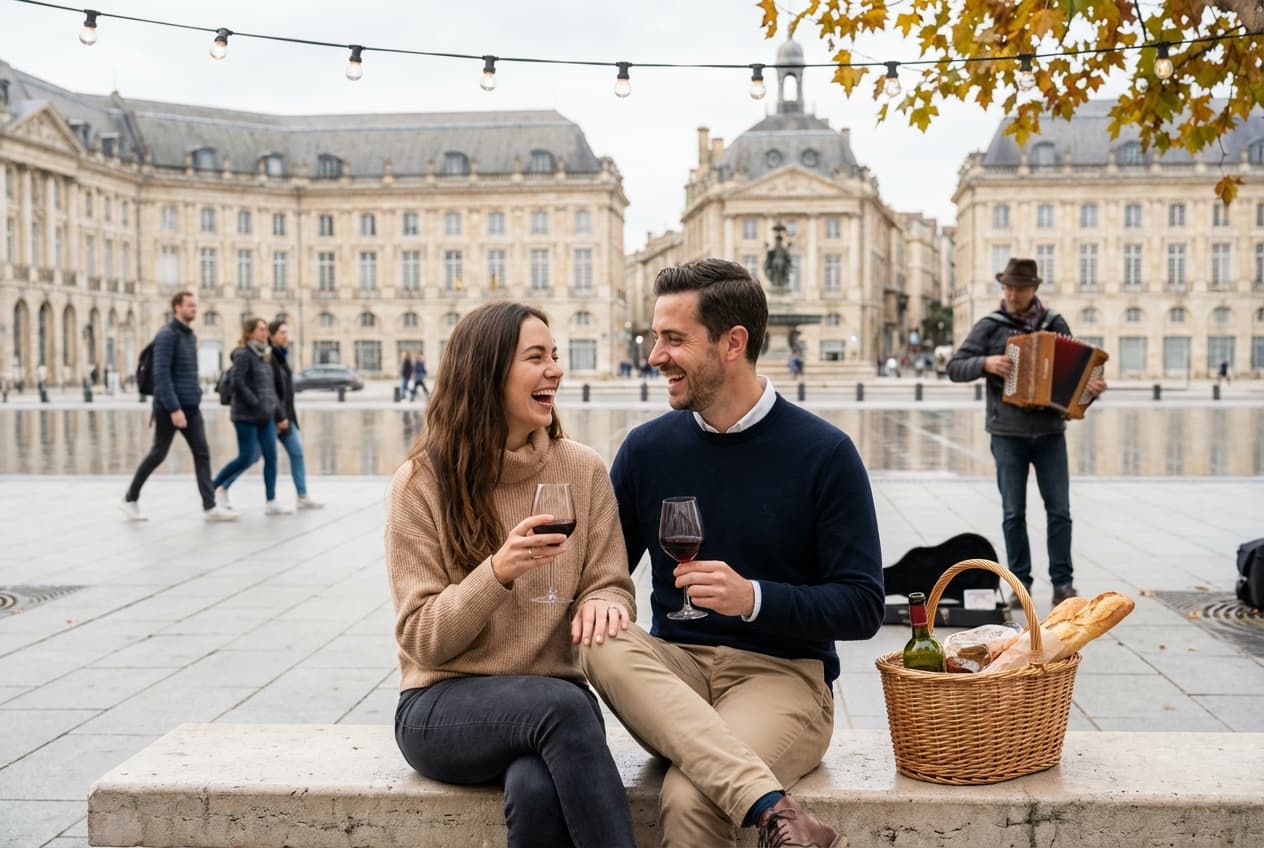Bordeaux in 1 Day for Couples - Private-feel, expert-led 1-hour tasting of 7 natural Bordeaux wines Bordeaux in 1 Day for Couples - Private-feel, expert-led 1-hour tasting of 7 natural Bordeaux wines