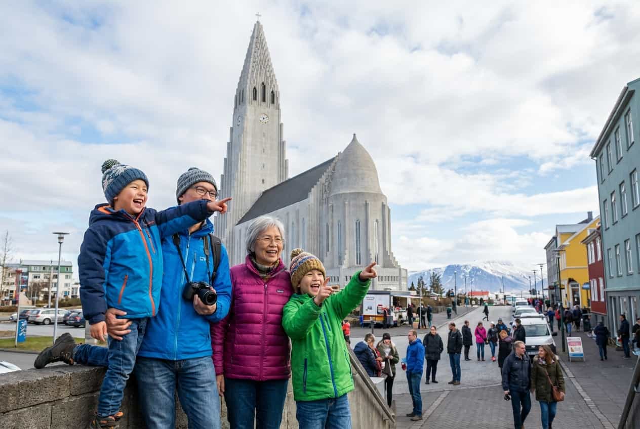 One relaxed family day in Reykjavík (summer) One relaxed family day in Reykjavík (summer)