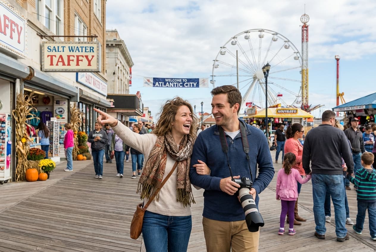 One Romantic Day in Atlantic City — Cozy Boardwalk, Lighthouse & Spa One Romantic Day in Atlantic City — Cozy Boardwalk, Lighthouse & Spa