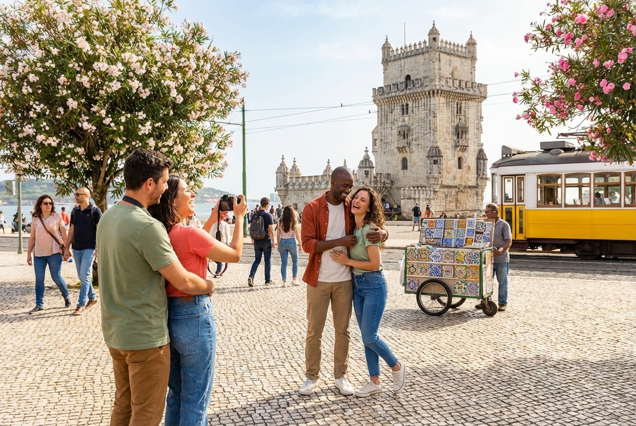 One Romantic Day in Lisbon — Alfama, Chiado & Rooftop Sunset One Romantic Day in Lisbon — Alfama, Chiado & Rooftop Sunset