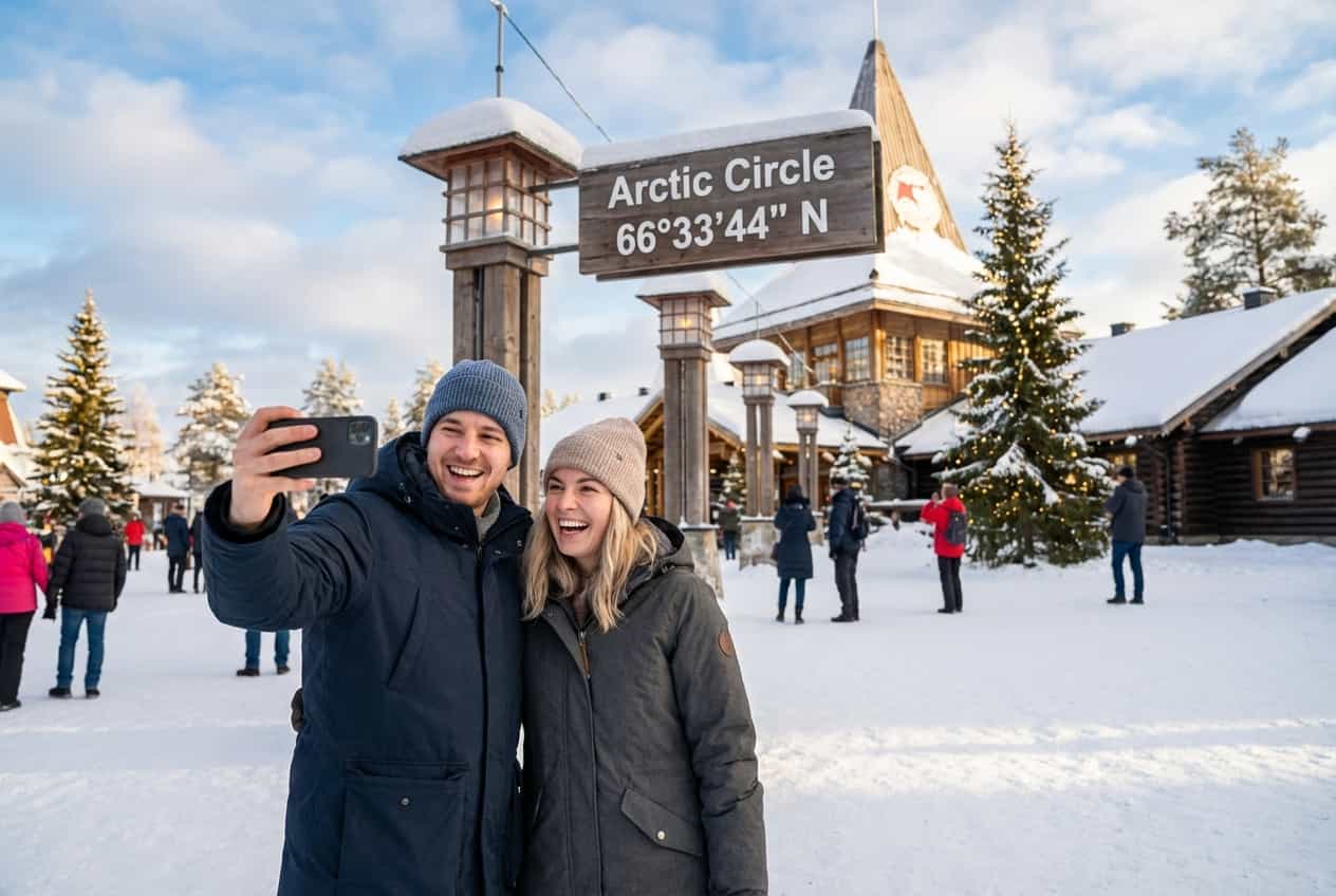 One Romantic Winter Day in Rovaniemi One Romantic Winter Day in Rovaniemi