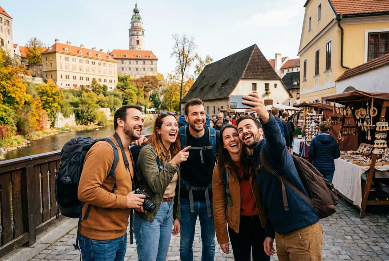 Český Krumlov in 1 Days - Zámek Český Krumlov (Castle) & tower views Český Krumlov in 1 Days - Zámek Český Krumlov (Castle) & tower views