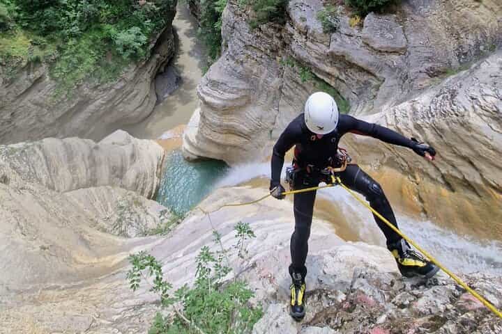 Osumi Canyon Adventure: Canyoning at Bigazi Waterfall Osumi Canyon Adventure: Canyoning at Bigazi Waterfall
