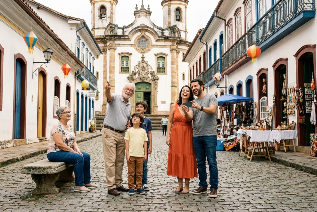Ouro Preto em 1 dia para família com menina de 4 anos (dezembro) Ouro Preto em 1 dia para família com menina de 4 anos (dezembro)