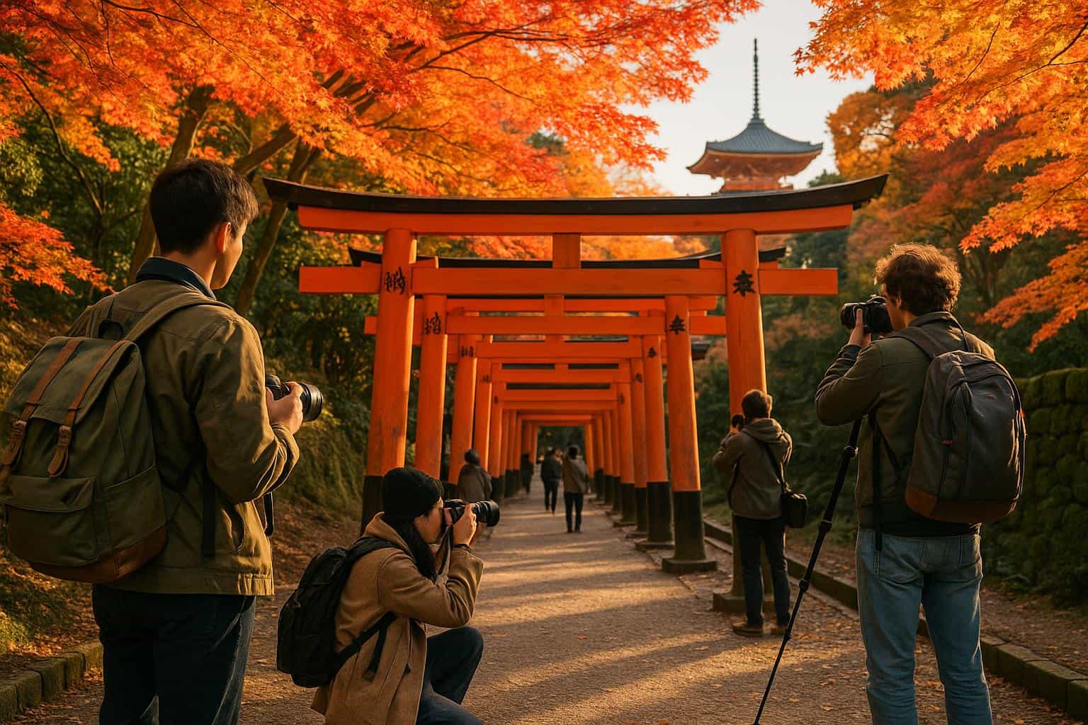 Peak Momiji: Golden‑Hour Temple‑to‑Temple Chase in Kyoto Peak Momiji: Golden‑Hour Temple‑to‑Temple Chase in Kyoto