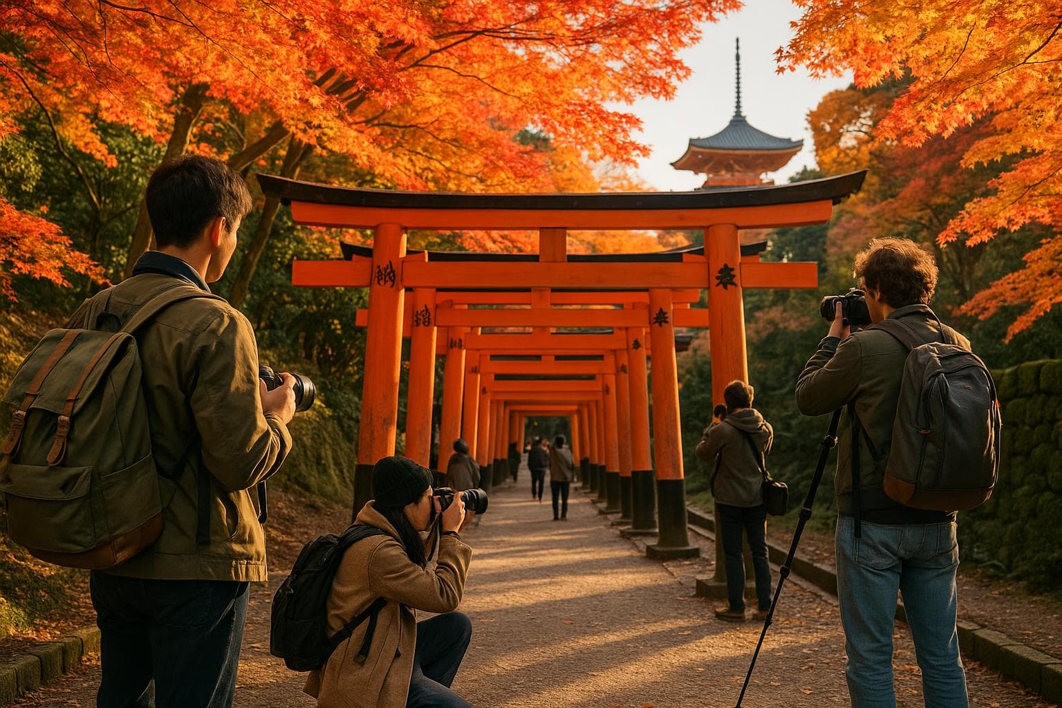 Peak Momiji: Golden‑Hour Temple‑to‑Temple Chase in Kyoto