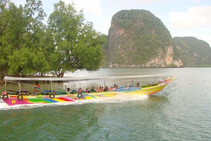 Phuket to James Bond island & Phang Nga Bay tour by private long tail boat Phuket to James Bond island & Phang Nga Bay tour by private long tail boat