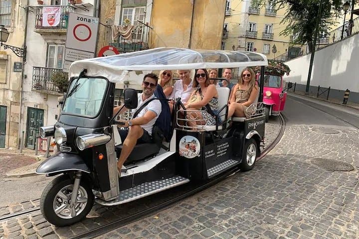 Private 4‑Hour Tuk‑Tuk: Lisbon Highlights & Belém — Romantic Sunset Route Private 4‑Hour Tuk‑Tuk: Lisbon Highlights & Belém — Romantic Sunset Route