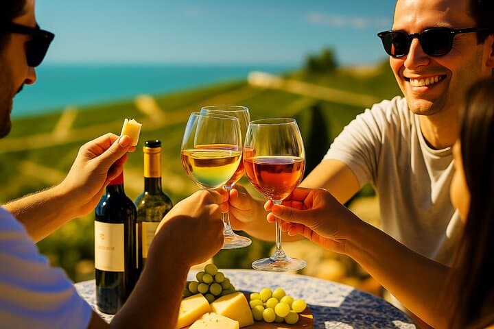 Private Lisbon — Arrábida Wine Tour: 3 Wineries, Livramento Market & Views (Couples) Private Lisbon — Arrábida Wine Tour: 3 Wineries, Livramento Market & Views (Couples)