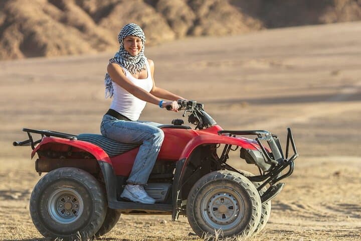 Quad with Camel Ride & Bedouin village, Dinner From Marsa Alam Quad with Camel Ride & Bedouin village, Dinner From Marsa Alam
