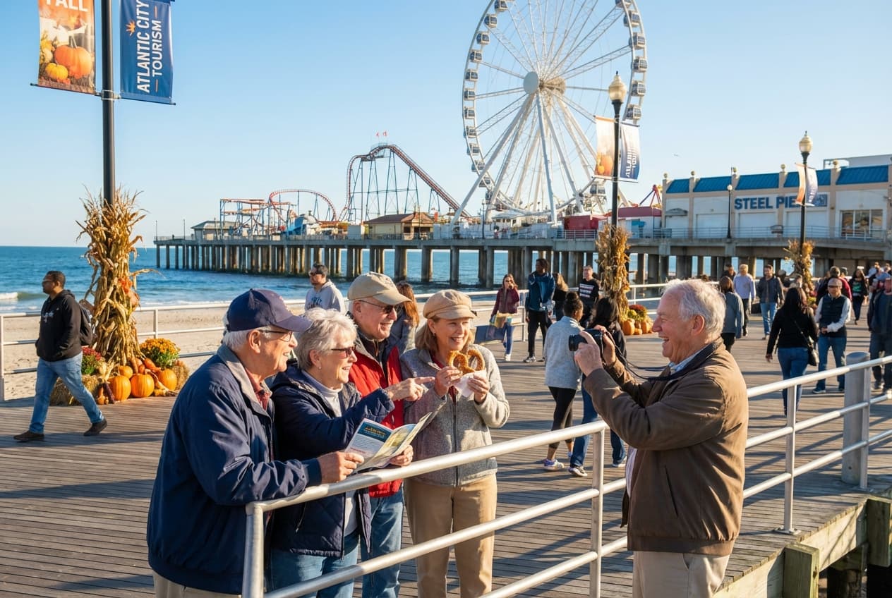 Atlantic City in 2 Days for Seniors - Accessible strolls on the Atlantic City Boardwalk and Steel Pier Atlantic City in 2 Days for Seniors - Accessible strolls on the Atlantic City Boardwalk and Steel Pier