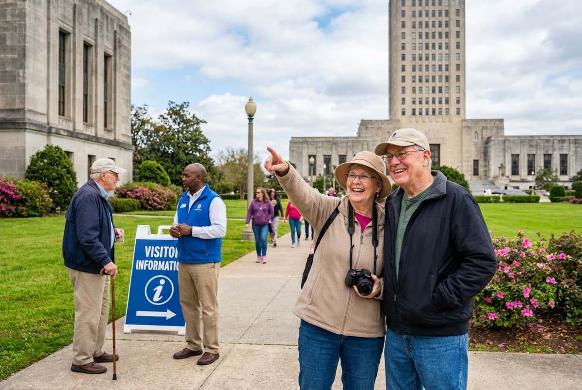 Relaxed, Senior-Friendly Day in Baton Rouge (November) Cover Image