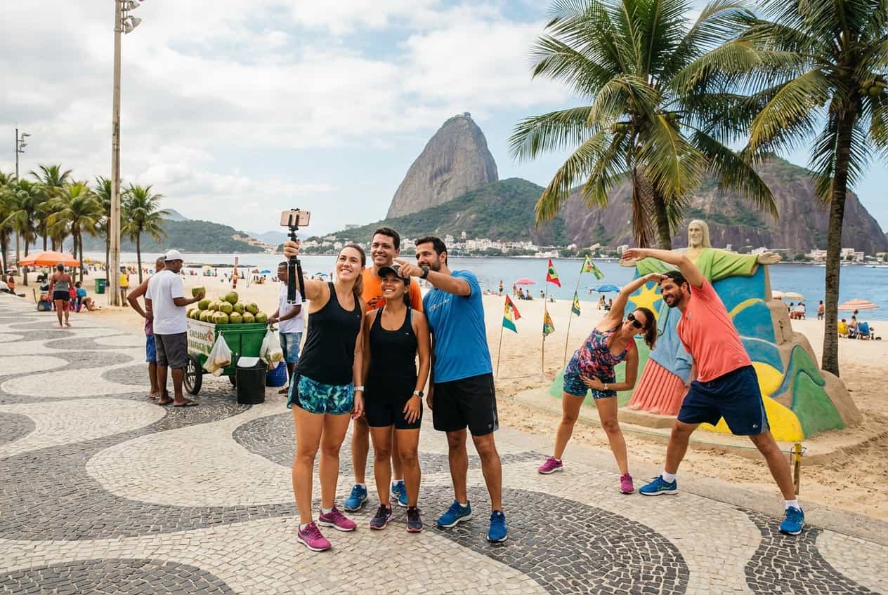 Rio de Janeiro in 1 Day - Scenic morning loop at Lagoa Rodrigo de Freitas — a favorite local running route Rio de Janeiro in 1 Day - Scenic morning loop at Lagoa Rodrigo de Freitas — a favorite local running route