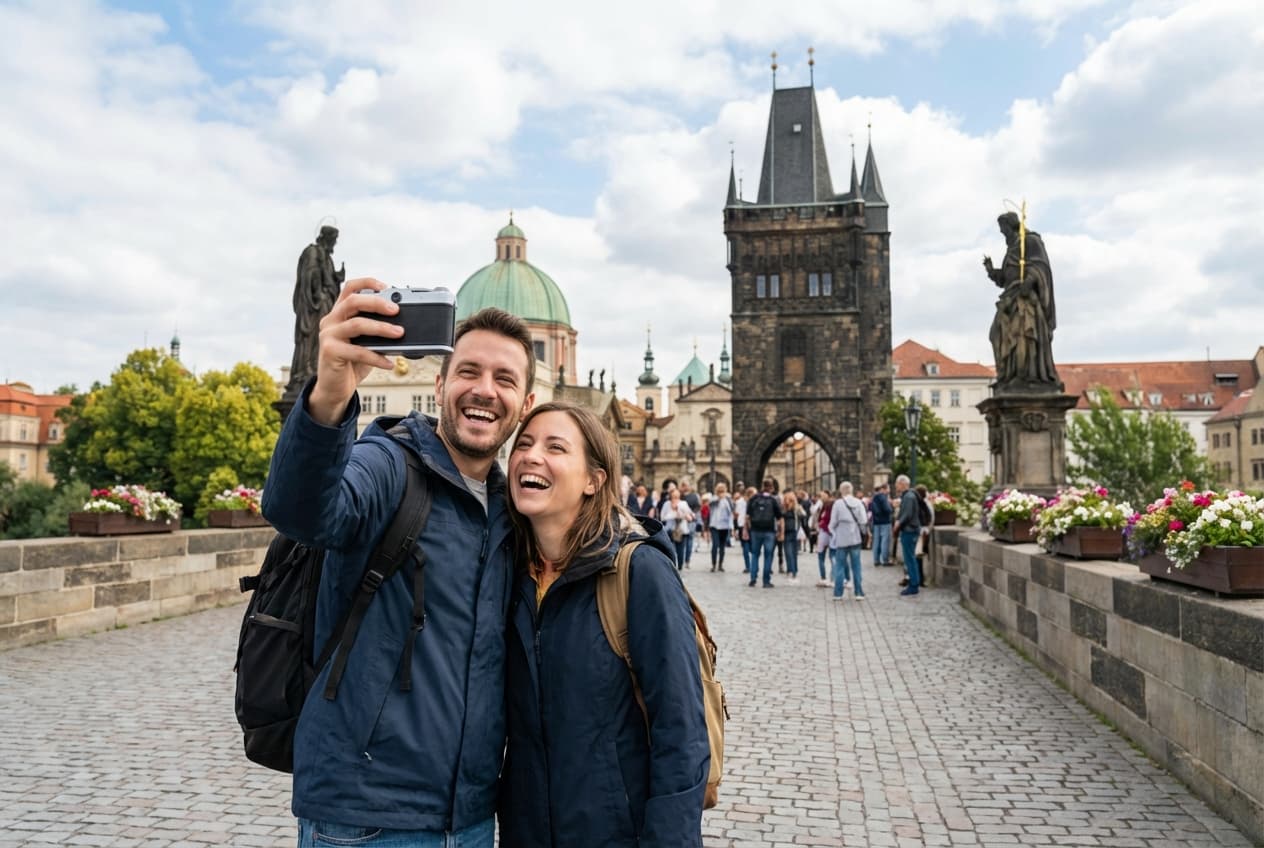 Romantic 1-Day Prague for Couples — May (Spring) Romantic 1-Day Prague for Couples — May (Spring)