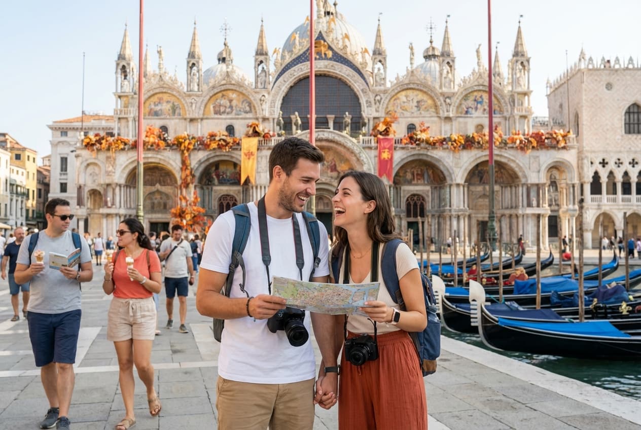 Romantic 1‑Day in Venice — Sunset Views, Cozy Cafés & Scenic Strolls Romantic 1‑Day in Venice — Sunset Views, Cozy Cafés & Scenic Strolls