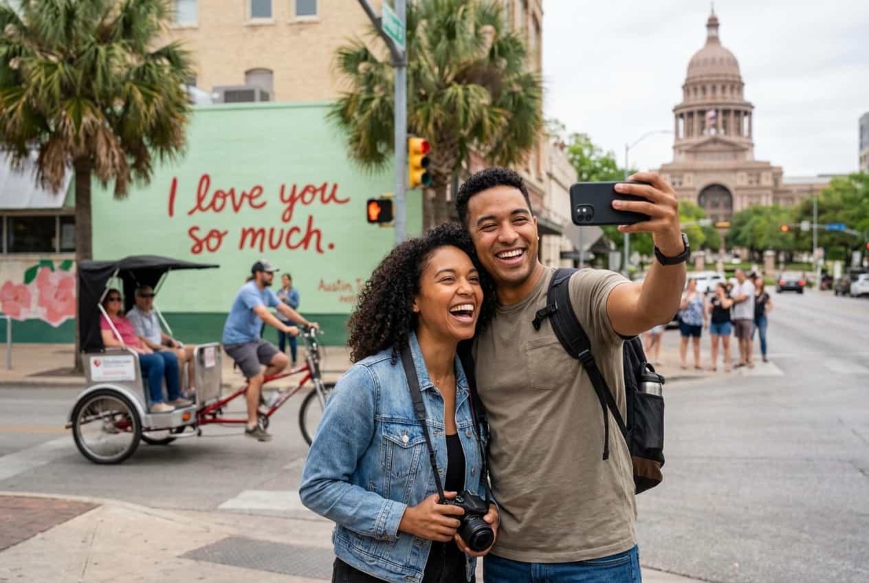 Austin in 3 Days - Rooftop cocktails at P6 with City Lake views Austin in 3 Days - Rooftop cocktails at P6 with City Lake views