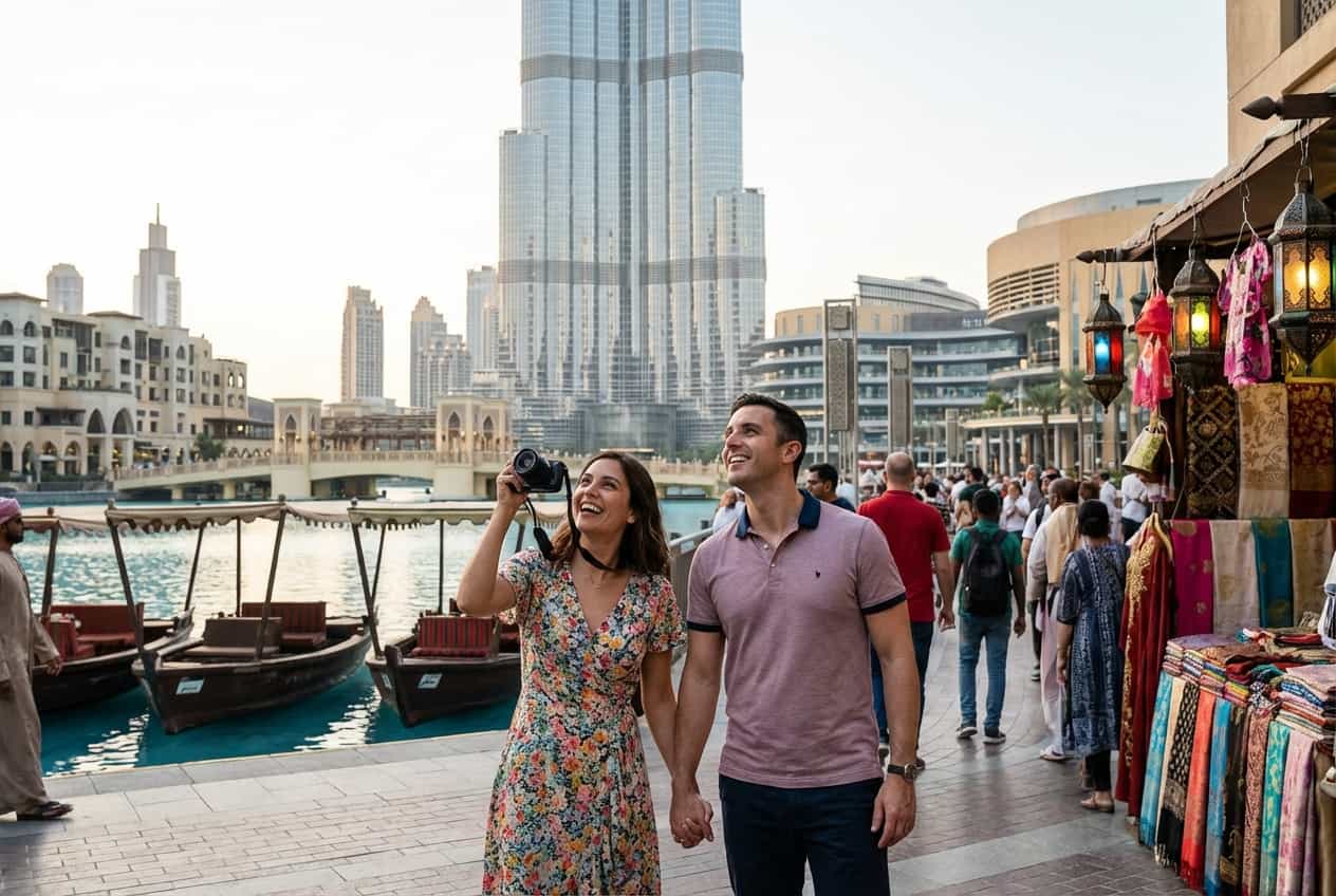 Dubai in 3 Days - Sunset from Burj Khalifa (At The Top) and The Dubai Fountain evening stroll Dubai in 3 Days - Sunset from Burj Khalifa (At The Top) and The Dubai Fountain evening stroll