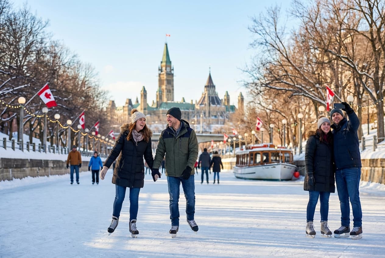 Ottawa in 3 Days for Couples - Golden‑hour views from Nepean Point and along the Rideau Canal Ottawa in 3 Days for Couples - Golden‑hour views from Nepean Point and along the Rideau Canal