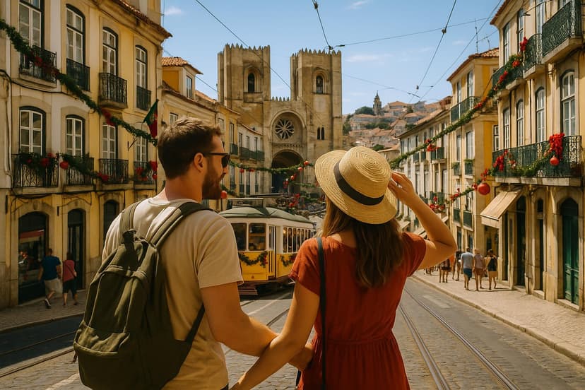 Romantic Alfama & Sunset: A Couples' Day in Lisbon (Tram 28, Castle & Fado)