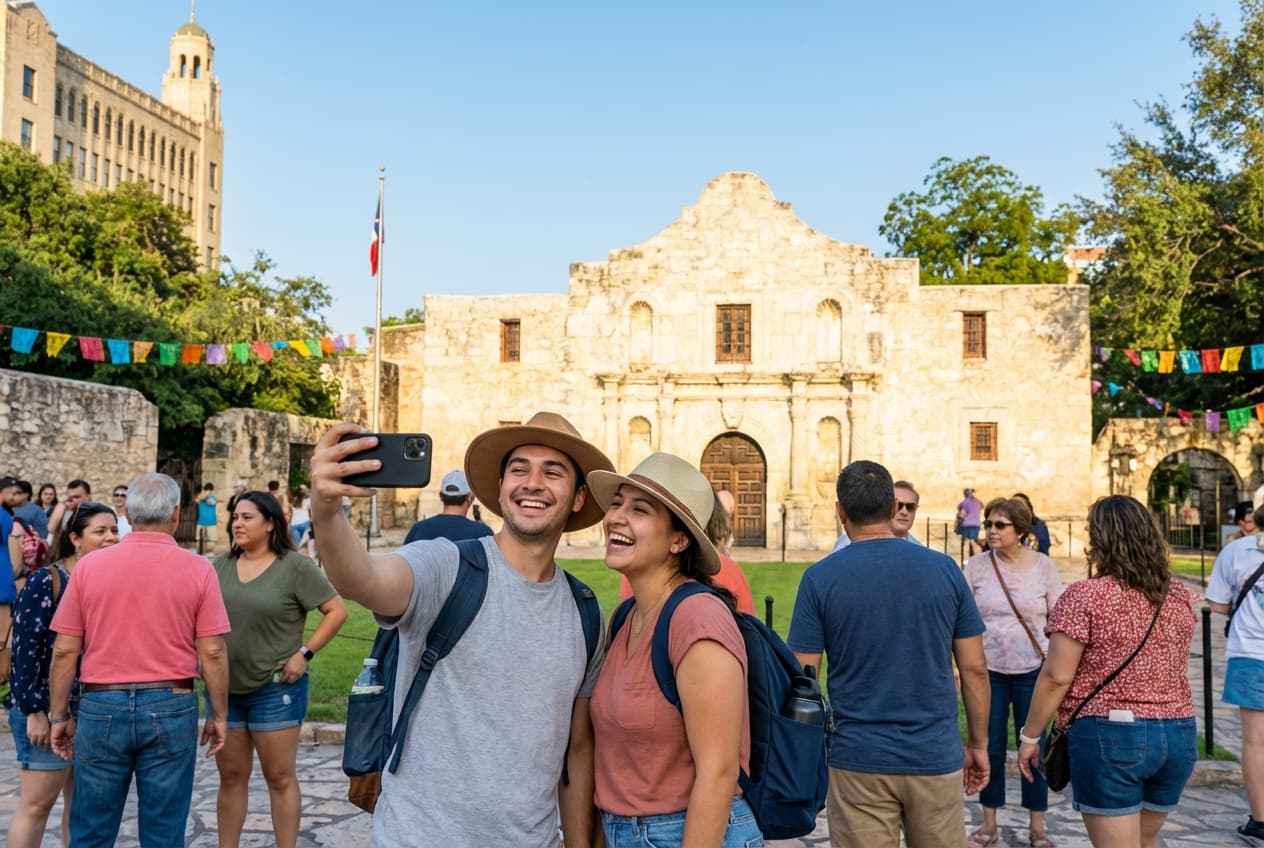 Romantic Day in San Antonio — Riverwalk, Pearl & Sunset Cruise Romantic Day in San Antonio — Riverwalk, Pearl & Sunset Cruise