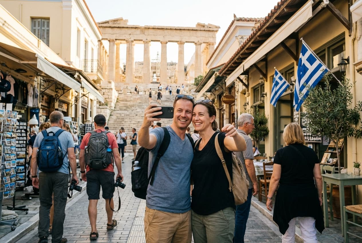 Romantic One-Day Athens: Acropolis, Anafiotika & Sunset on Lycabettus Romantic One-Day Athens: Acropolis, Anafiotika & Sunset on Lycabettus