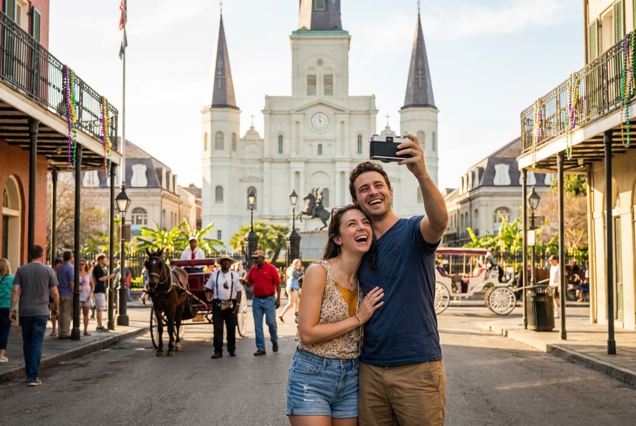 Romantic One-Day Escape in New Orleans Romantic One-Day Escape in New Orleans