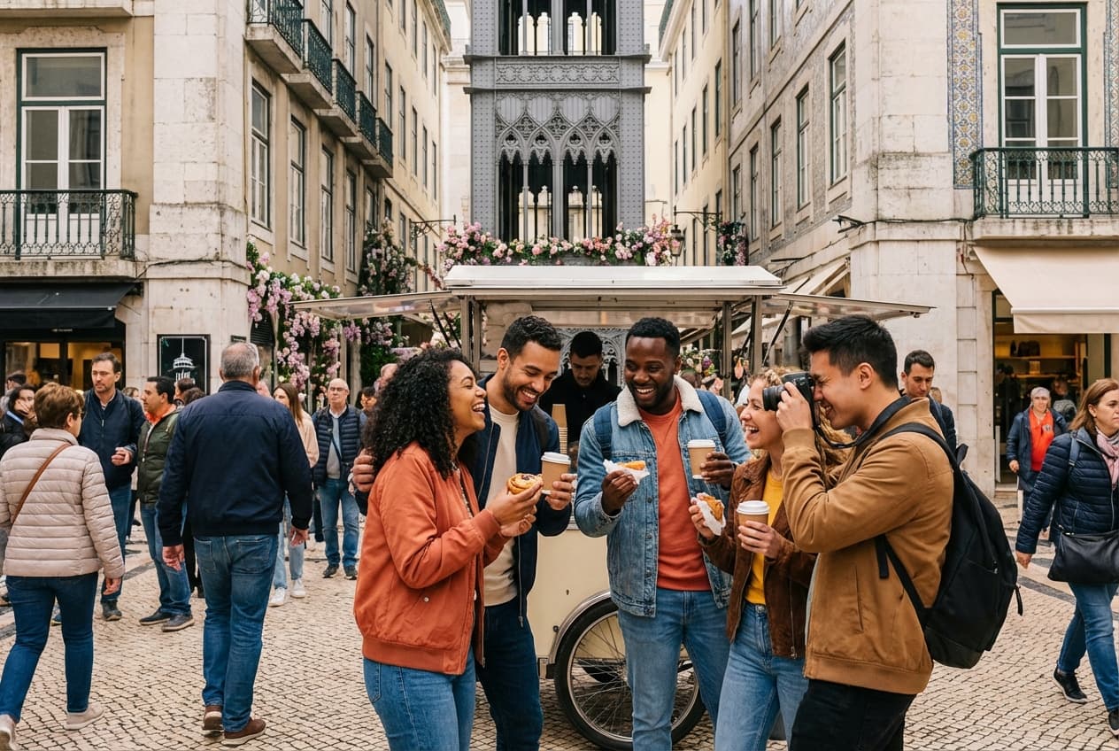 Romantic Rainy-Day Food Lovers' Itinerary in Lisbon (1 day)