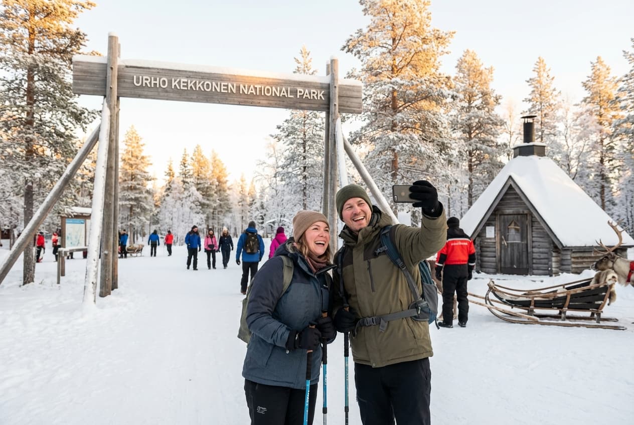 Romantic Saariselkä — One Winter Day for Two Romantic Saariselkä — One Winter Day for Two
