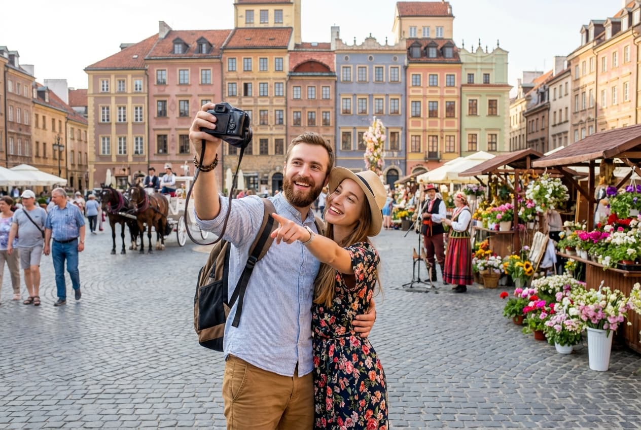 Romantic Winter Day in Warsaw — Cozy Cafés, Viewpoints & Sunset Romantic Winter Day in Warsaw — Cozy Cafés, Viewpoints & Sunset