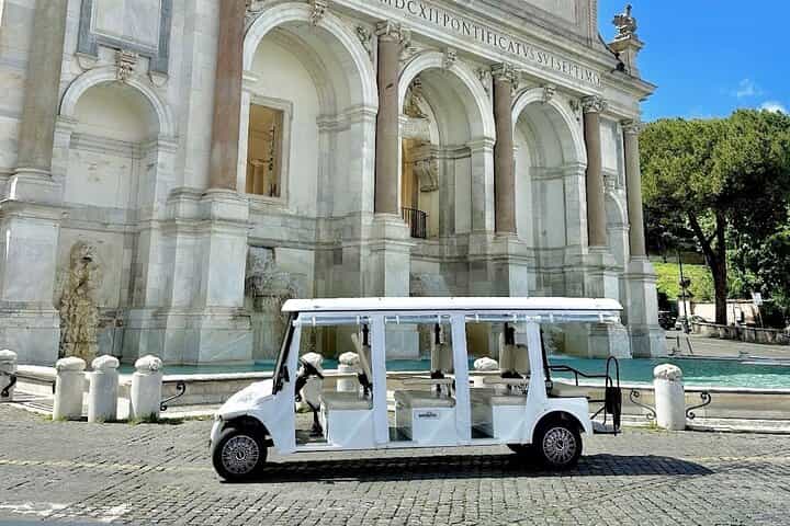 Rome Golf Cart Tour: Half-Day Private or Small Group Sightseeing Rome Golf Cart Tour: Half-Day Private or Small Group Sightseeing