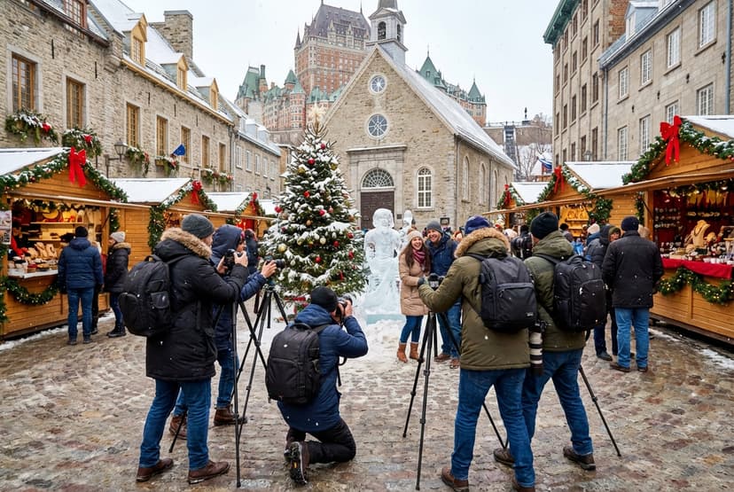 Snow‑Dusted Christmas in Québec City — A 3‑Day Photographers' Itinerary Snow‑Dusted Christmas in Québec City — A 3‑Day Photographers' Itinerary
