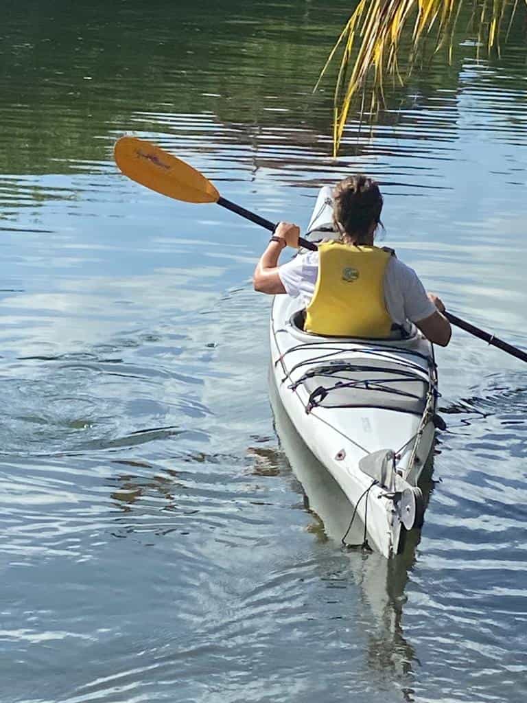 Sunset Kayaking in Placencia Lagoon — Romantic Couples' Evening Sunset Kayaking in Placencia Lagoon — Romantic Couples' Evening