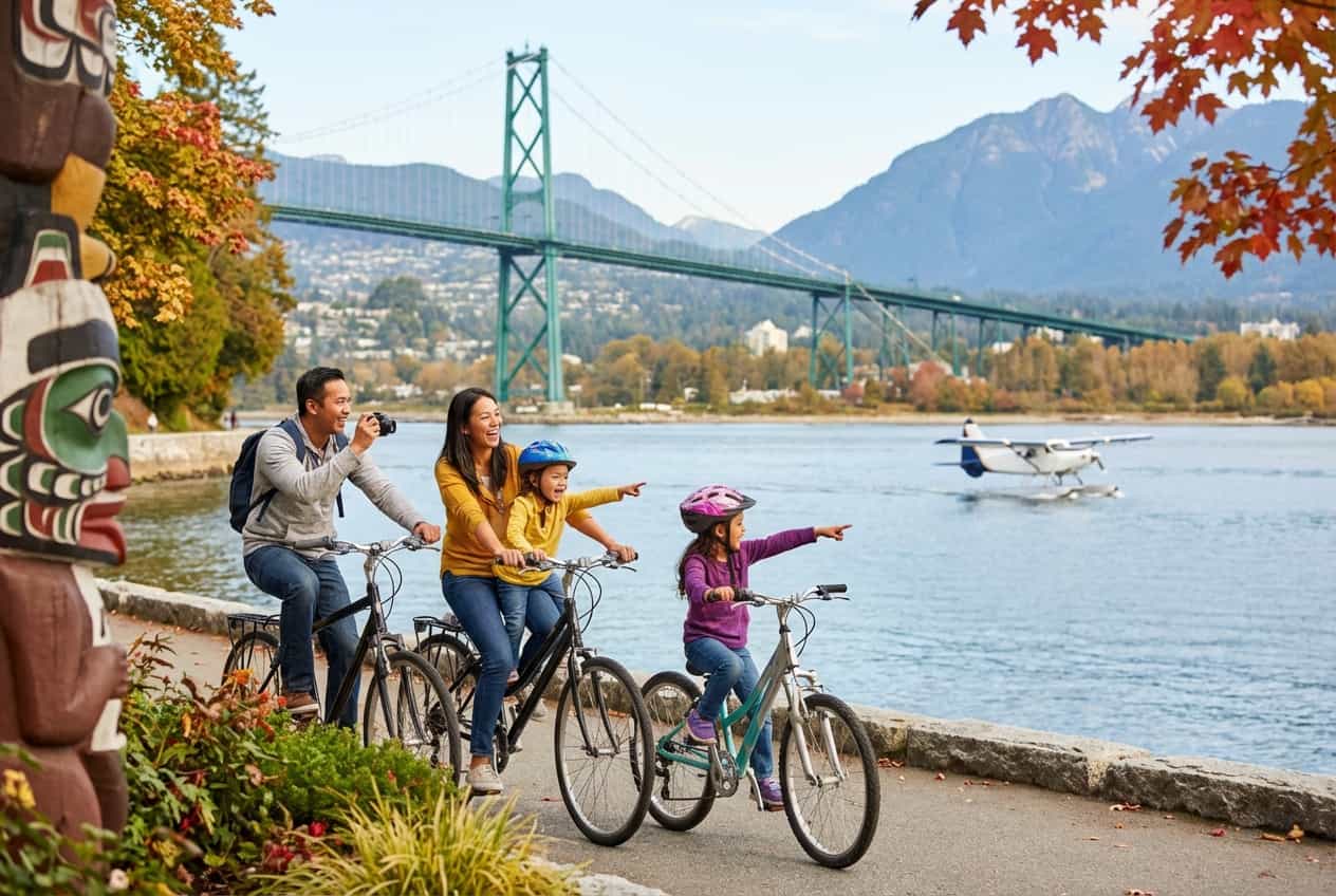 Vancouver in 2 Days - Stroller-friendly Stanley Park Seawall & playgrounds Vancouver in 2 Days - Stroller-friendly Stanley Park Seawall & playgrounds