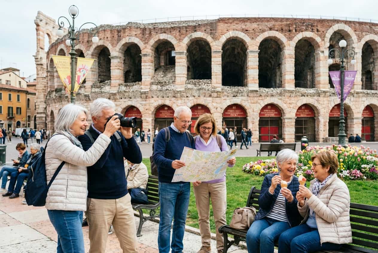 Verona in 1 Days - Piazza Bra & Arena di Verona (accessible viewing) Verona in 1 Days - Piazza Bra & Arena di Verona (accessible viewing)