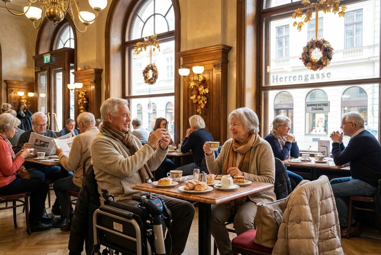 Vienna in 3 Days - Historic Viennese coffeehouses with comfortable seating and cloakroom service Vienna in 3 Days - Historic Viennese coffeehouses with comfortable seating and cloakroom service