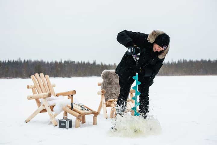 VIP Ice Fishing "ICEBREAKER" Lunch in Glass Igloo VIP Ice Fishing "ICEBREAKER" Lunch in Glass Igloo