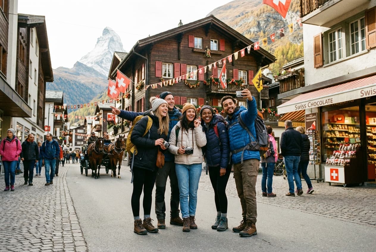 Zermatt in a Day — Peaks, Terraces & Pub Night Zermatt in a Day — Peaks, Terraces & Pub Night