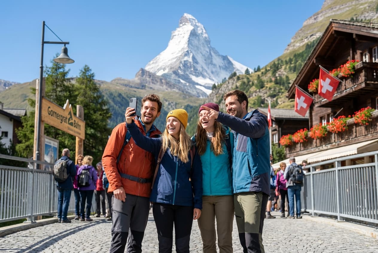 Zermatt in Two Days — High-Energy Friends' Escape Zermatt in Two Days — High-Energy Friends' Escape